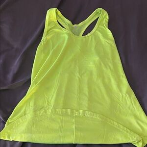 Women's Neon Green Tank Top